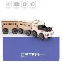 EXTRA DIGITAL Wooden Construction Set Train, Educational Model