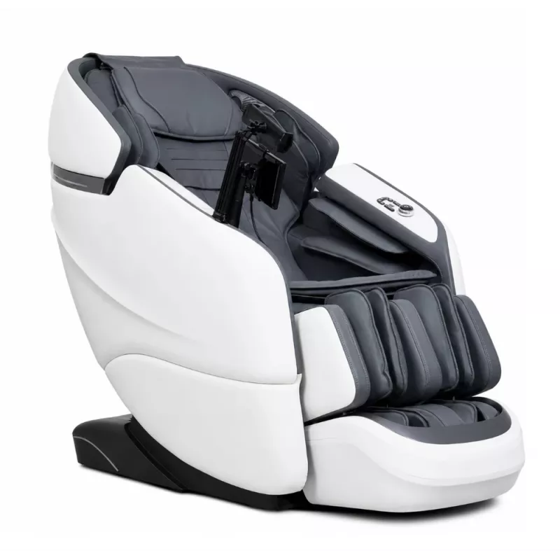 EXTRALINK 3D Zero Gravity Massage Chair with SL Track, White-Black