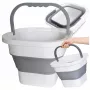 EXTRALINK Black Forest Collapsible Silicone Bucket Portable Camping Bucket 17L
