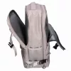 EXTRALINK Black Forest KM03 Cabin Travel Backpack 45x20x30 cm with 2 Toiletry Bags – Grey