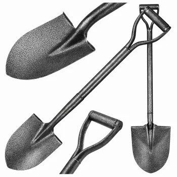 EXTRALINK BLACK FORST Garden Spade Straight 100cm