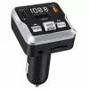 EXTRALINK Bluetooth FM Transmitter with 2 USB Charging Ports and MicroSD Card Slot
