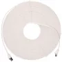 EXTRALINK CAT.8 U/FTP 20m 40G Flat Shielded Patch Cable, Bare Copper, White