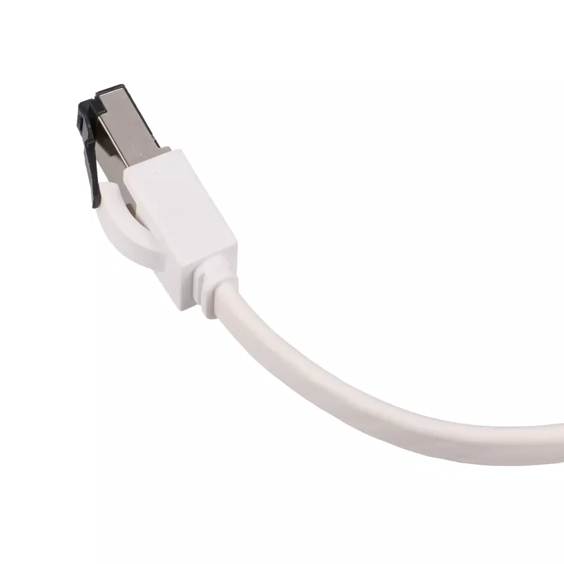 EXTRALINK Cat 8 U/FTP Flat Patch Cable 3m 40G White