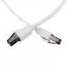 EXTRALINK Cat 8 U/FTP Flat Patch Cable 3m 40G White