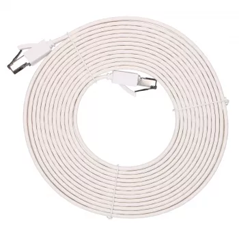 EXTRALINK Cat.8 U/FTP Flat Patch Cable 5m 40Gbps White