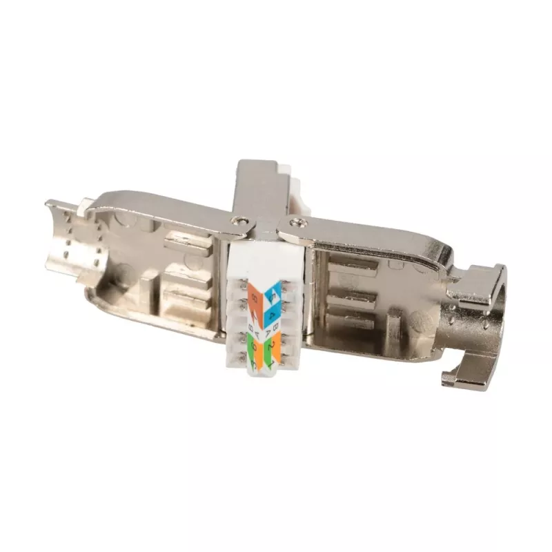 Extralink CAT6A RJ45 Tool-less Connector – UTP 8P8C Gold Plated 10Gbps Ethernet Plug