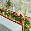 Extralink Christmas Garland, Decorative Chain 5m - USB Powered LED String Lights, Warm White, Indoor
