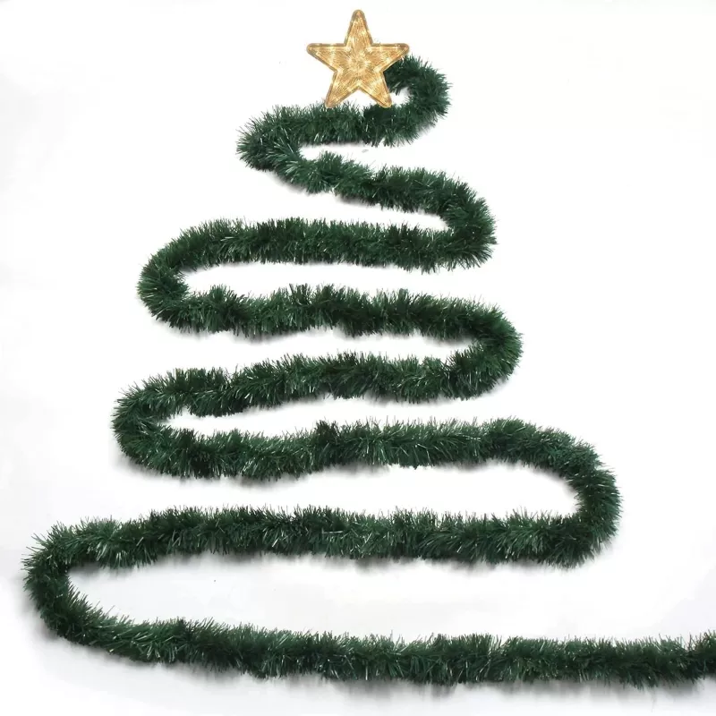 Extralink Christmas Garland, Decorative Chain 5m - USB Powered LED String Lights, Warm White, Indoor