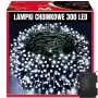 EXTRALINK Christmas Lights 300 LED Outdoor Indoor Cool White 21.7m