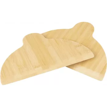 EXTRALINK HOME Bamboo Wood Pizza Peels – 2 Pieces, Natural Heat-Resistant Pizza Paddle Set