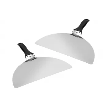 Extralink Home Stainless Steel Pizza Paddle Set (2 Pieces) – 30x30 cm, Heat Resistant to 250°C