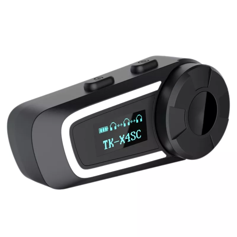 Extralink Motorcycle Intercom for 6 Riders, Bluetooth 5.1, Polish Voice, Noise Reduction