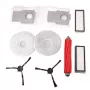 EXTRALINK Roborock Q Revo MaxV / Pro / S / Plus Replacement Parts Kit – 10-Piece Set with Main Brush, Side Brushes, HEPA Filters, Mop Pads, Dust Bags & Cleaning Tool