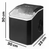 Extralink SmartLife Cube Ice Lite Ice Maker - 12 kg/24h, 1.8L Tank, Bullet Ice, Black