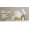 EZVIZ CS-B1 Home Sensor Kit – Zigbee 3.0 Gateway, PIR Motion Sensor & Contact Sensor, Wi-Fi, 90 dB Siren, White