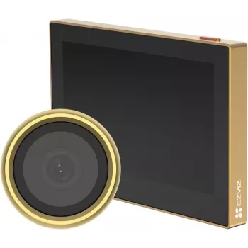 Ezviz CS-CP2 2MP Wireless Digital Door Viewer (1080p, 4.3 inch LCD, Wi-Fi, PIR, Two-Way Audio, Gold)