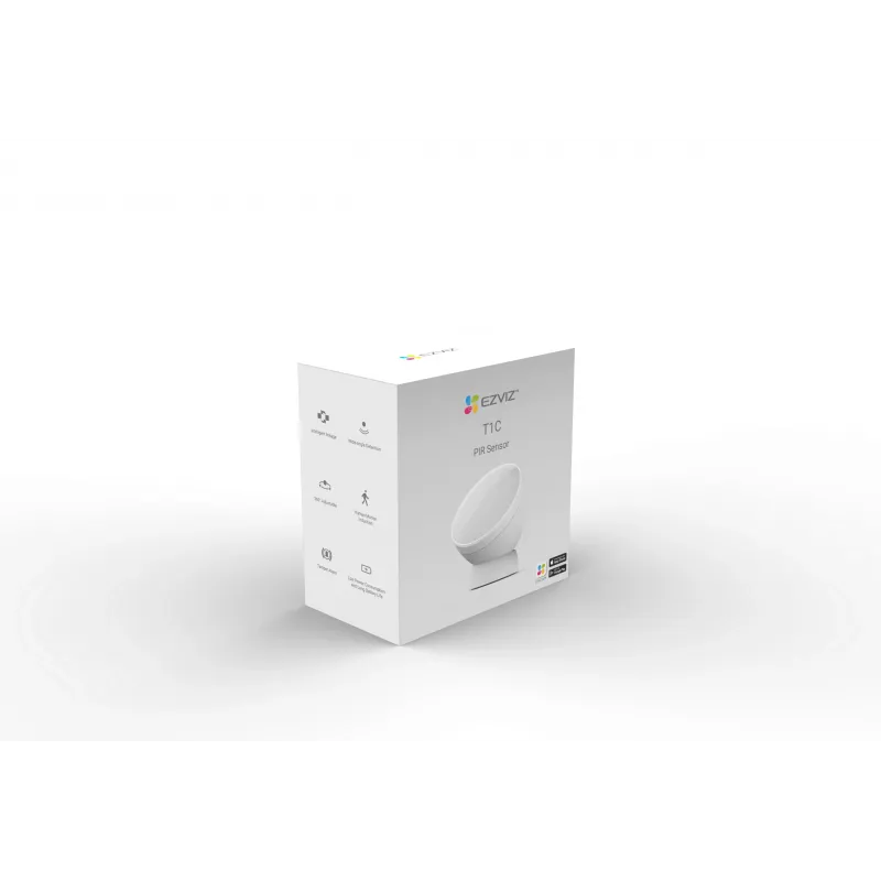 EZVIZ CS-T1C Wireless PIR Motion Detector, Zigbee 3.0, 12m Range, White