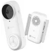 EZVIZ CSDB25MP Battery-Powered Video Doorbell Kit with Wireless Chime, 2K+ Resolution, 176° Wide View, IP65, 5200 mAh Battery, MicroSD up to 256GB, Works with Alexa/Google