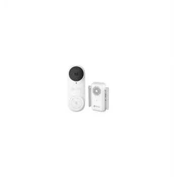EZVIZ CSDB25MP Battery-Powered Video Doorbell Kit with Wireless Chime, 2K+ Resolution, 176° Wide View, IP65, 5200 mAh Battery, MicroSD up to 256GB, Works with Alexa/Google