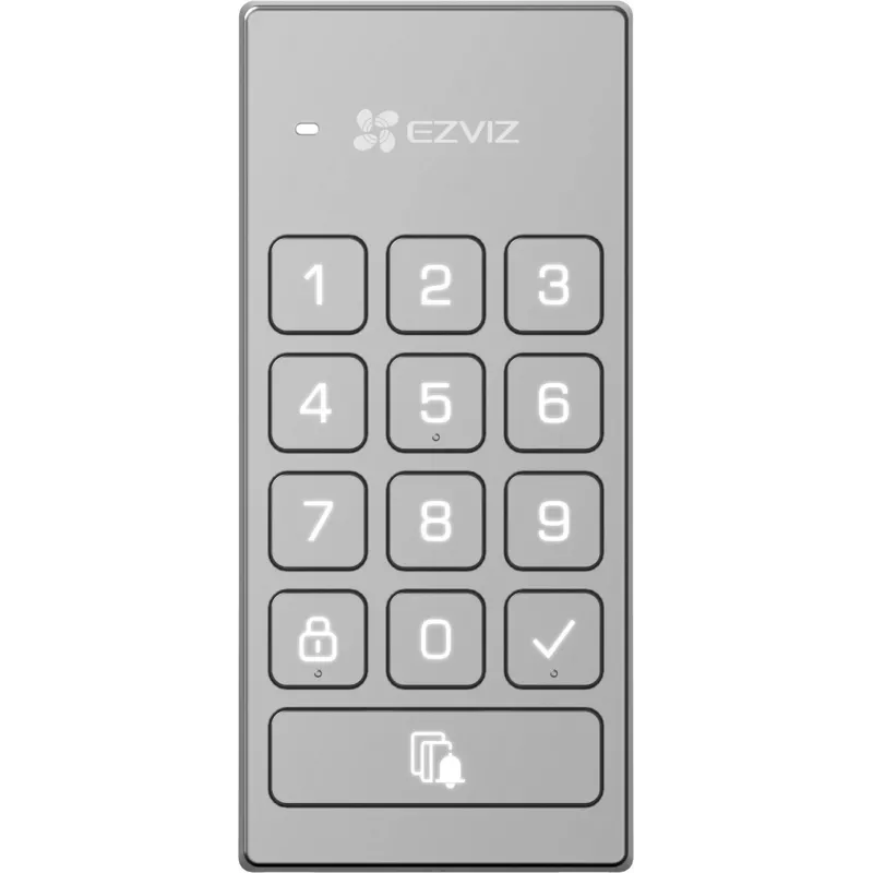 EZVIZ DL01/DL01CP Smart Lock with Keypad – Fingerprint, Passcode, RFID, App Control, Wi-Fi/Bluetooth, Black
