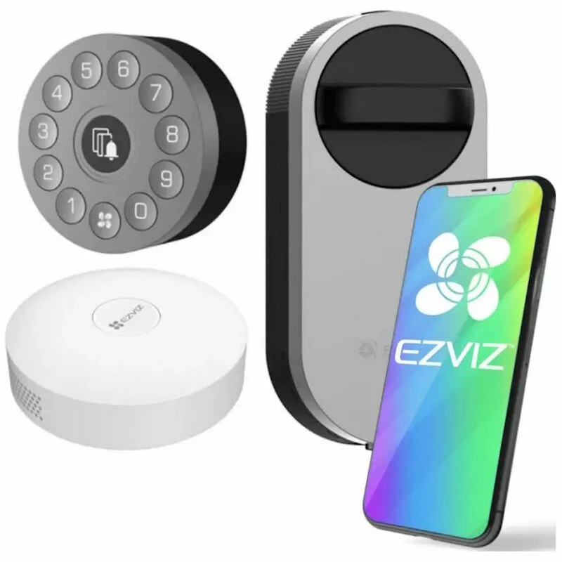 EZVIZ DL01S-DIY Smart Lock Kit with Keypad and A3 Hub