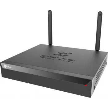 EZVIZ X5S-4W 4-Channel Wireless NVR IP Recorder, 5MP, H.265, 1 SATA up to 8TB, Dual Antennas
