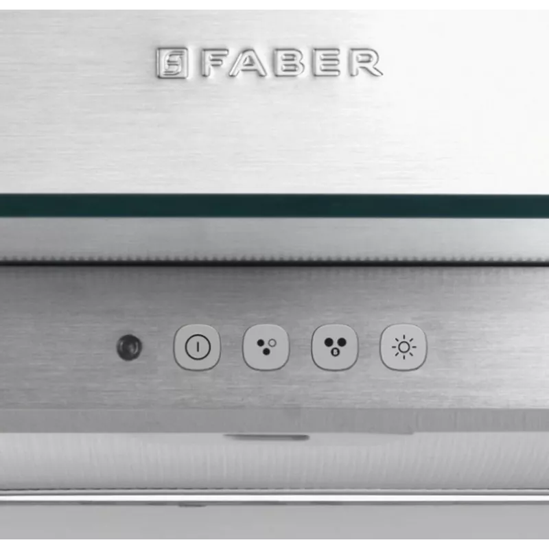 Faber NICE LED SRM X/V NS A60 Wall-Mounted Cooker Hood, 60 cm, Stainless Steel