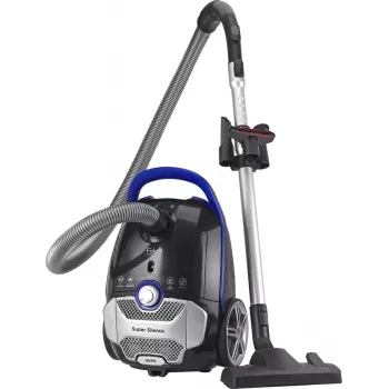 Fakir Blue Vac Power TS 721 Bagged Cylinder Vacuum Cleaner 800W HEPA H14 Black/Blue 3861003