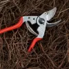 FELCO 14 One-Hand Bypass Pruning Shear – Hardened Steel Blade, Forged Aluminum Handles, 195mm