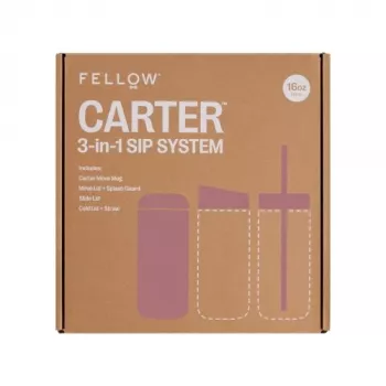 Fellow Carter Move Mug 3-in-1 473 ml Thermal Cup with 3 Lids Powder Pink