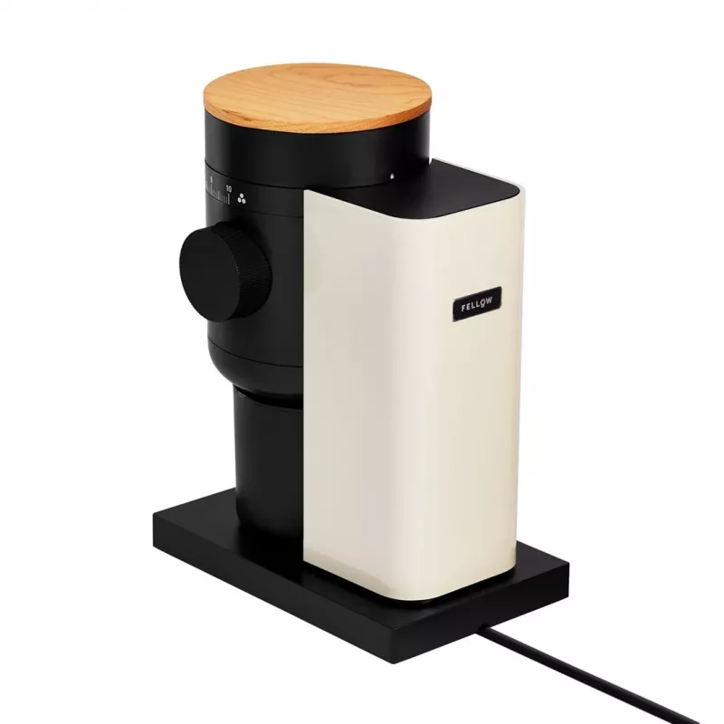 Fellow OPUS GEN 2 Automatic Coffee Grinder, Conical Burr, 41+ Settings, Sesame Beige