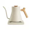 Fellow Stagg EKG PRO Electric Pour-Over Kettle 900ml Sesame Beige with Wooden Handle