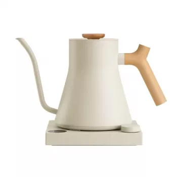 Fellow Stagg EKG PRO Electric Pour-Over Kettle 900ml Sesame Beige with Wooden Handle