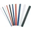 Fellowes 53315 Plastic Binding Combs, 12 mm, 21 Rings, A4, 80 Sheets, Black, 25 Pack