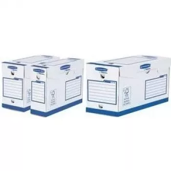Fellowes Bankers Box Basic Heavy Duty A4+ Archive Box Blue, 100% Recycled Cardboard, FSC Certified 4472902