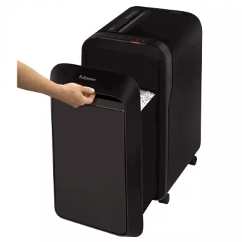 Fellowes Powershred LX221 Micro-Cut Paper Shredder, 17 Sheets, P-5 Security, 30L Bin, Black 5050401