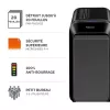 Fellowes Powershred LX221 Micro-Cut Paper Shredder, 17 Sheets, P-5 Security, 30L Bin, Black 5050401