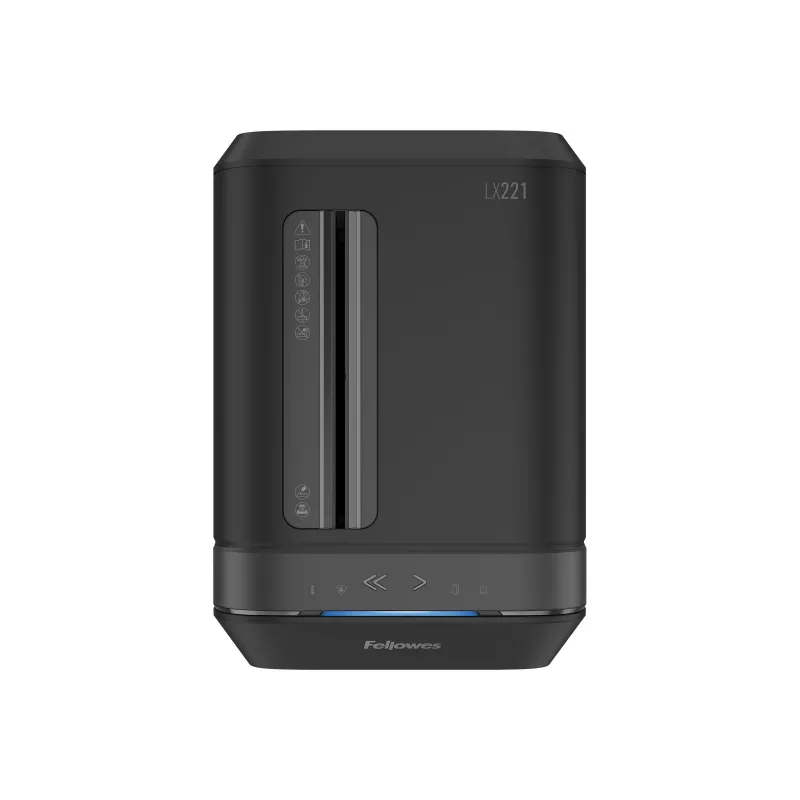 Fellowes Powershred LX221 Micro-Cut Paper Shredder, 17 Sheets, P-5 Security, 30L Bin, Black 5050401