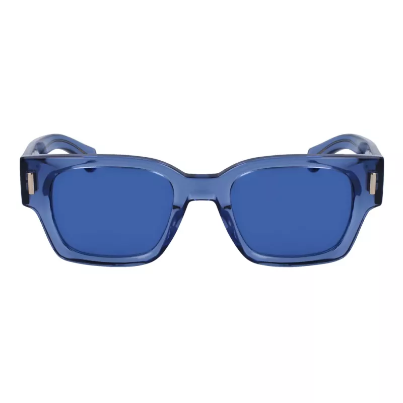 FERRAGAMO Men's Sunglasses SF2010S522143 - Rectangular Acetate Frame, UV400 Protection, 52mm Lens