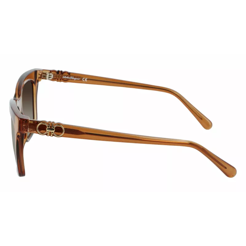 FERRAGAMO SF1027S-210 Women's Sunglasses Havana Brown 55mm