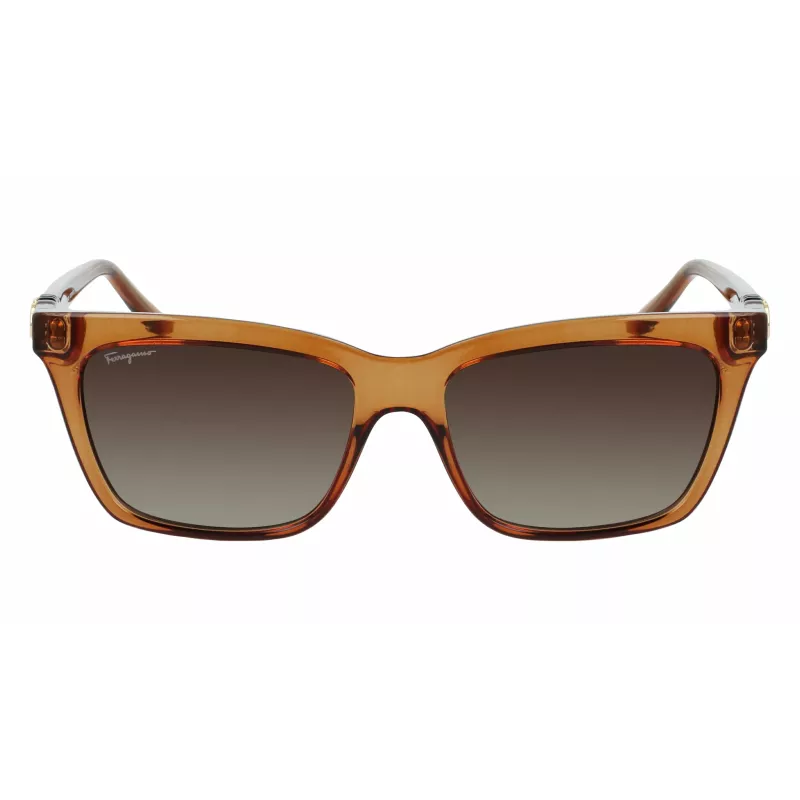 FERRAGAMO SF1027S-210 Women's Sunglasses Havana Brown 55mm