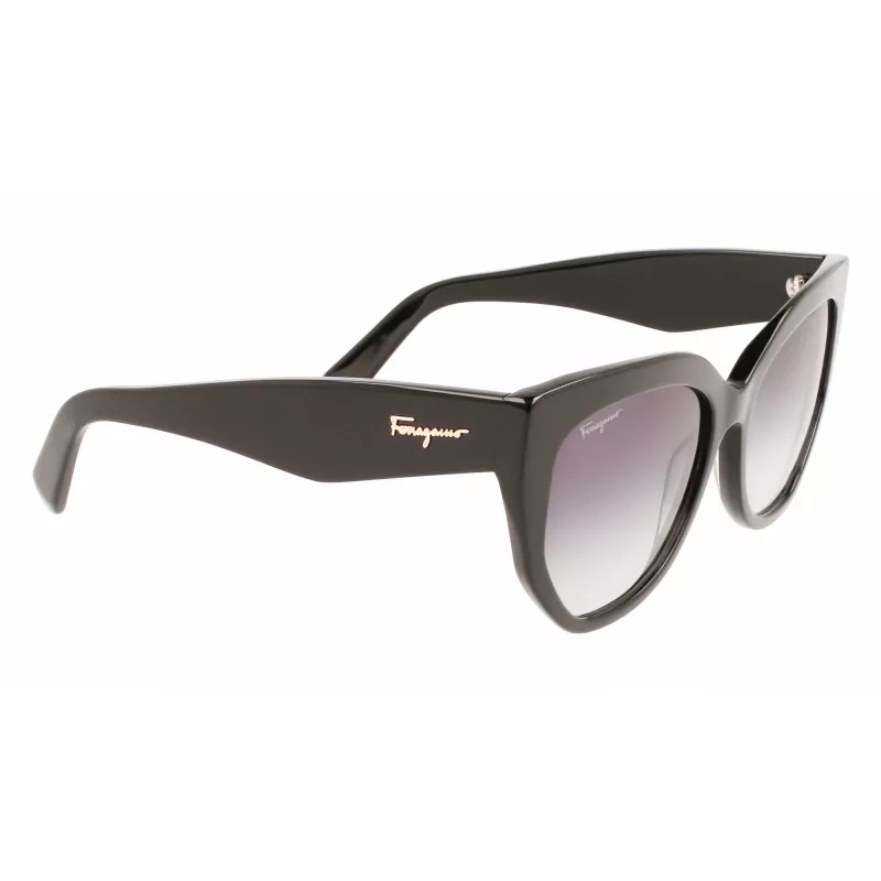 FERRAGAMO SF1061S-001 Women's Sunglasses Black Grey 56/18/145 mm