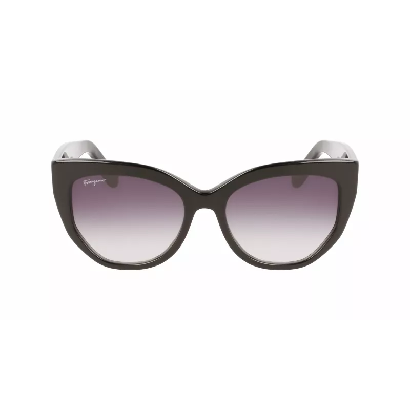 FERRAGAMO SF1061S-001 Women's Sunglasses Black Grey 56/18/145 mm