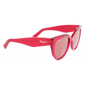 FERRAGAMO SF1061S-613 Women's Cat Eye Sunglasses Havana Brown Gradient 56/18/145 mm