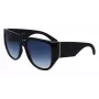 Ferragamo SF1088SE-001 Women's Sunglasses Butterfly Acetate Black Grey 57mm