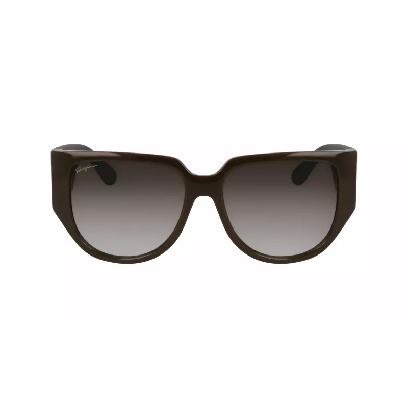 Ferragamo SF1088SE-324 Women's Butterfly Sunglasses Havana Brown Gradient 57mm
