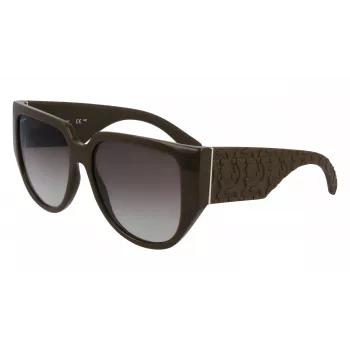 Ferragamo SF1088SE-324 Women's Butterfly Sunglasses Havana Brown Gradient 57mm