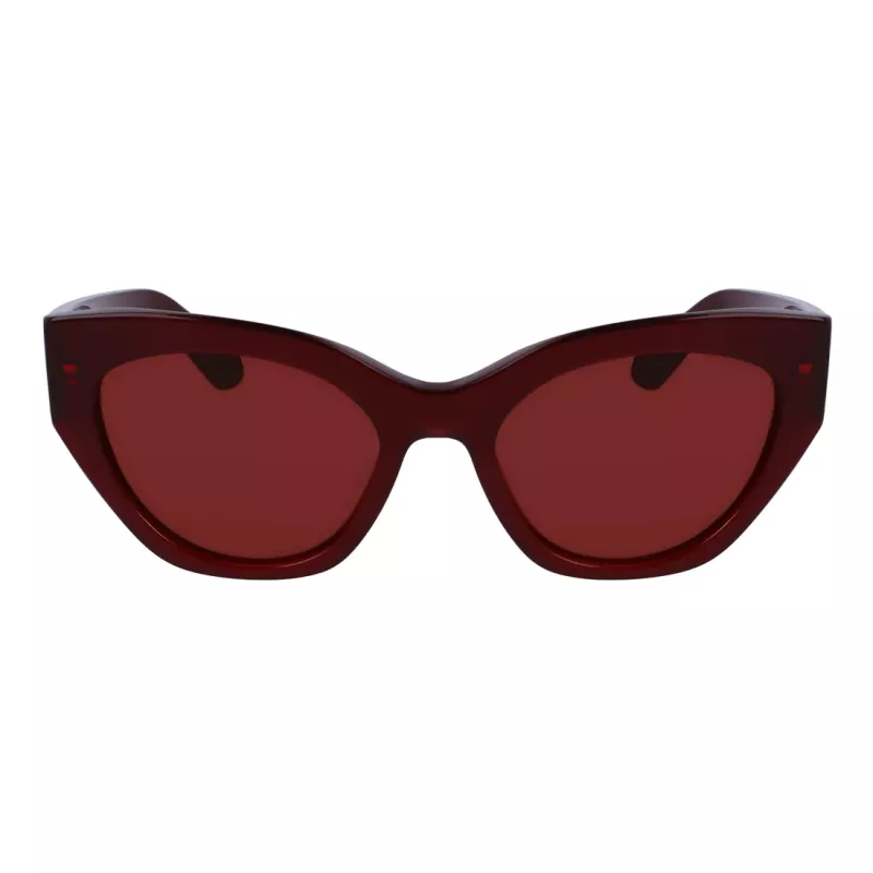 FERRAGAMO SF1107S552065 Women's Square Acetate Sunglasses Havana Brown Gradient 55/20/140 mm