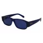 FERRAGAMO SF1109S571443 Men's Sunglasses, Matte Black Acetate Frame, Grey Polycarbonate Lenses, 57mm